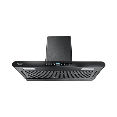 Prestige Premia 90 cm BLDC Chimney | 1400 m³/hr Torque Jet Suction | 10 Speed with Turbo Mode | Gesture & Touch Control with LED Display | Heat Auto Clean | Filterless | 2Y Warranty